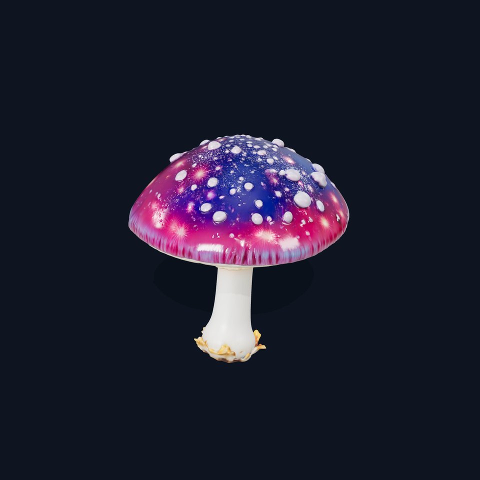 Galaxy Mushroom model pack